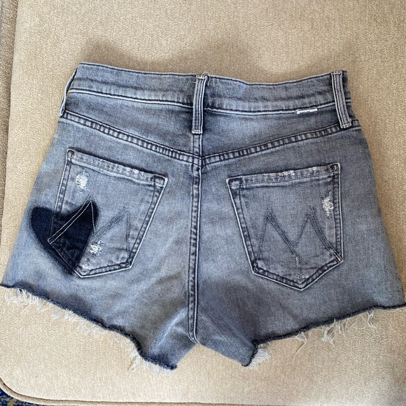 MOTHER Tomcat kick fray short / shadows in the grass - Picture 3 of 5